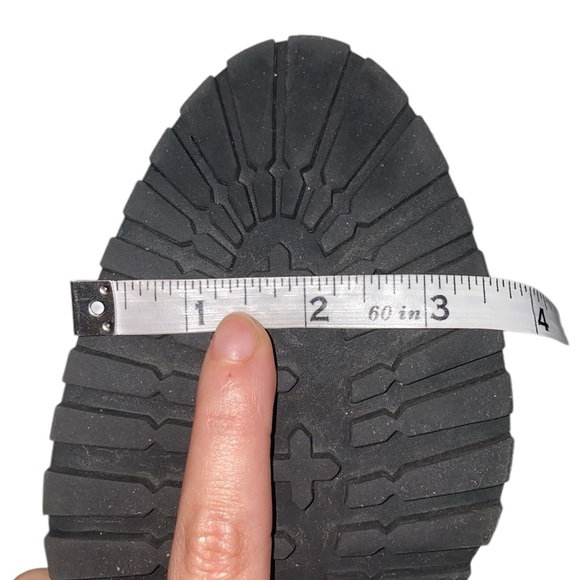 Forever 21 Black Faux Leather Ankle Boots, Size 10 - Picture 14 of 15